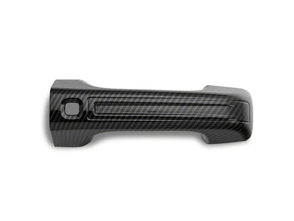 RedRock Door Handle Covers; Carbon Fiber (19-25 RAM 1500)