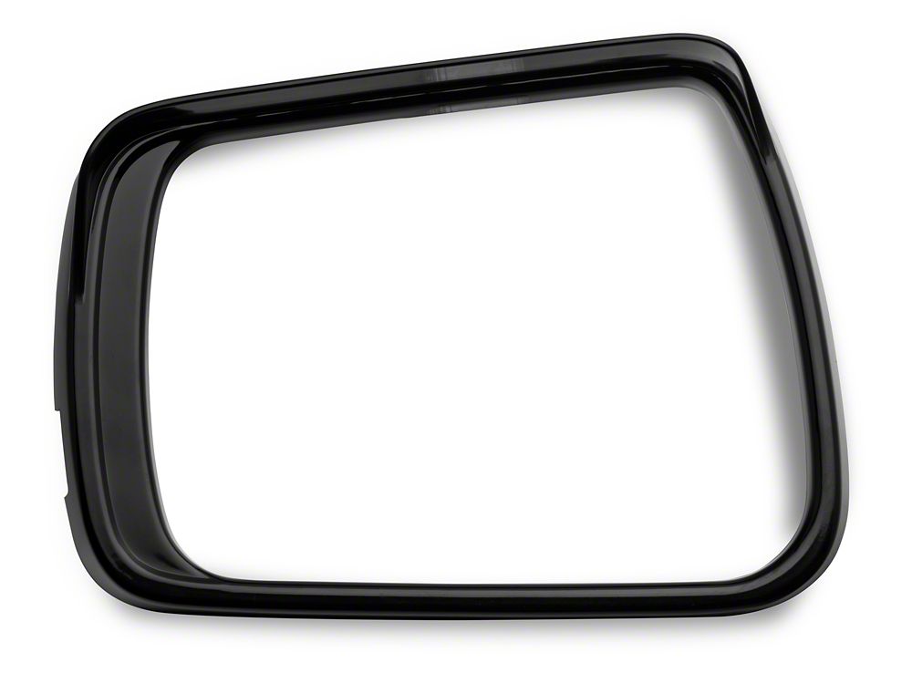 RedRock Side View Mirror Trim; Matte Black (19-25 RAM 1500)