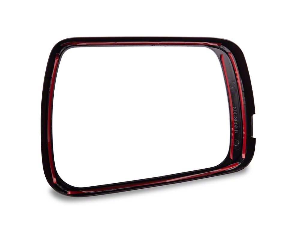 RedRock Side View Mirror Trim; Matte Black (19-25 RAM 1500)
