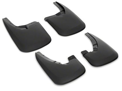 RedRock Molded Mud Guards; Front and Rear (09-18 RAM 1500 w/o OE Fender Flares)