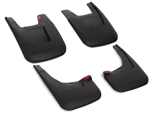 RedRock Molded Mud Guards; Front and Rear (19-25 RAM 1500 w/o OE Fender Flares)