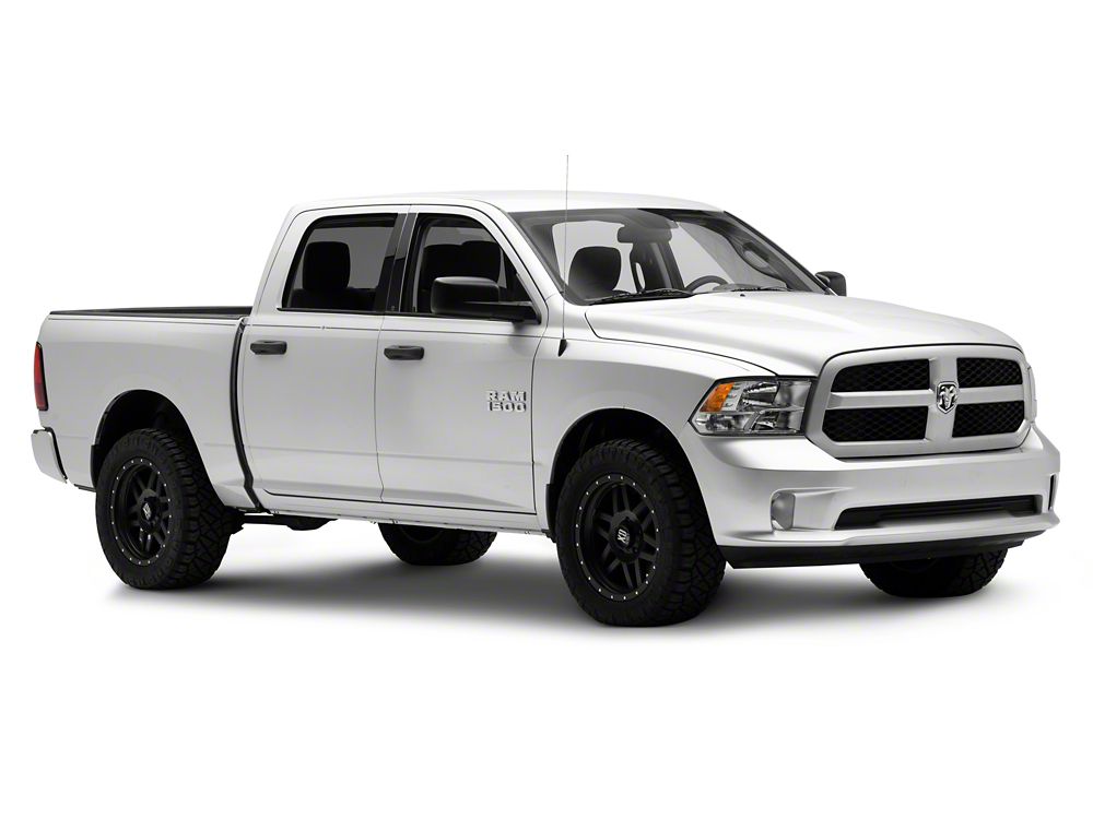 RAM Licensed by RedRock Black Platinum Pillar Posts (09-18 RAM 1500 Quad Cab, Crew Cab)