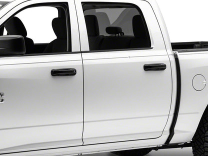 RedRock Door Handle Covers; Gloss Black (09-18 RAM 1500)