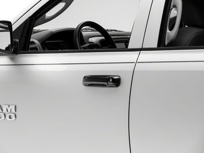 RedRock Door Handle Covers; Gloss Black (09-18 RAM 1500)