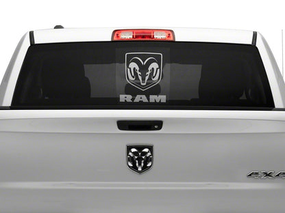 RAM Licensed by RedRock Large RAM Head with Logo; Frosted (02-18 RAM 1500)