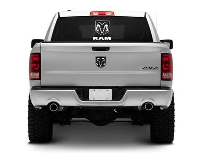 RAM Licensed by RedRock Large RAM Head with Logo; White (02-18 RAM 1500)