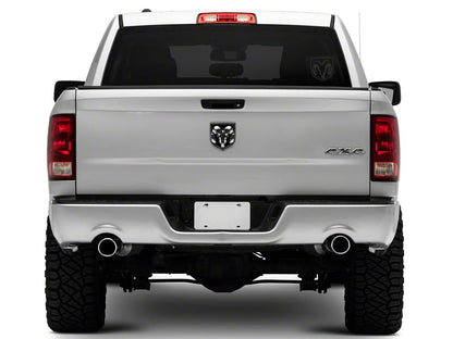 RAM Licensed by RedRock Small RAM Head Logo; Matte Black (02-18 RAM 1500)