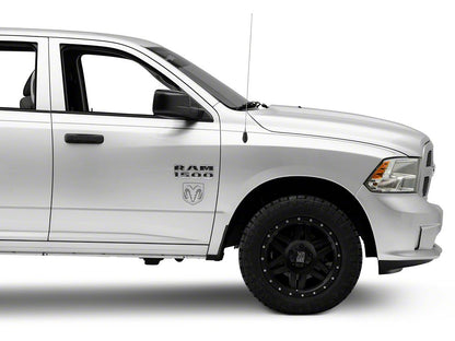 RAM Licensed by RedRock Small RAM Head Logo; Frosted (02-18 RAM 1500)