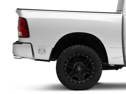 RAM Licensed by RedRock Small RAM Head Logo; Frosted (02-18 RAM 1500)