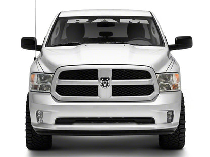 RAM Licensed by RedRock RAM Windshield Banner; Frosted (02-18 RAM 1500)