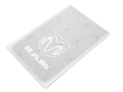 RAM Licensed by RedRock Hood Decal with Logo; Gloss Black (09-18 RAM 1500, Excluding Rebel)