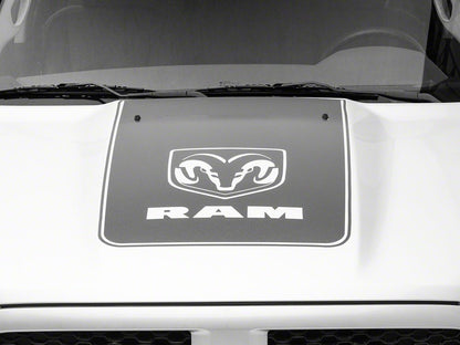 RAM Licensed by RedRock Hood Decal with Logo; Anthracite (09-18 RAM 1500, Excluding Rebel)