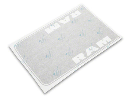 RAM Licensed by RedRock Hood Decal with RAM Logo; Gloss Black (09-18 RAM 1500, Excluding Rebel)