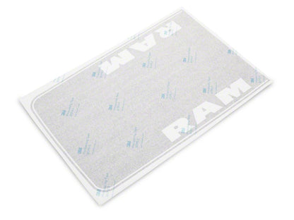 RAM Licensed by RedRock Hood Decal with RAM Logo; Blue (09-18 RAM 1500, Excluding Rebel)