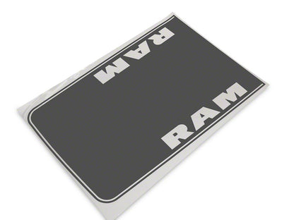 RAM Licensed by RedRock Hood Decal with RAM Logo; Anthracite (09-18 RAM 1500, Excluding Rebel)