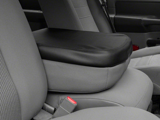 RedRock Center Console Armrest Cover Replacement; Black (02-08 RAM 1500)