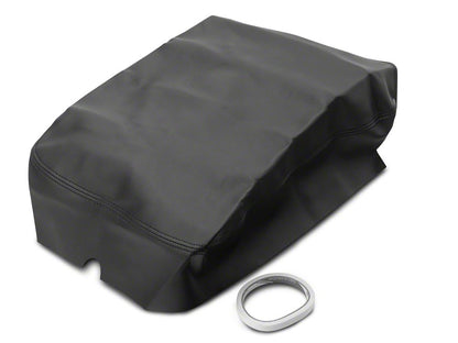 RedRock Center Console Armrest Cover Replacement; Black (02-08 RAM 1500)