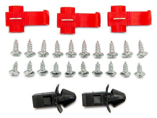 RedRock Replacement Grille Hardware Kit for R118081 Only (13-18 RAM 1500, Excluding Rebel)