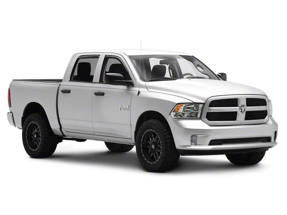 RedRock In-Channel Window Deflectors (09-18 RAM 1500 Crew Cab)