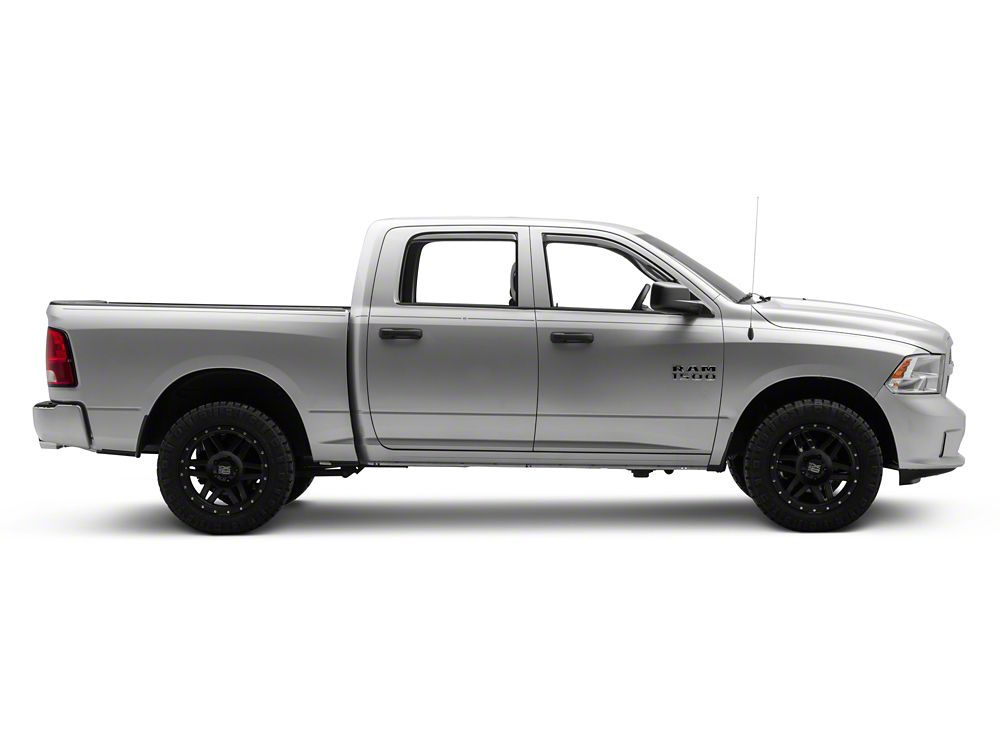 RedRock In-Channel Window Deflectors (09-18 RAM 1500 Crew Cab)