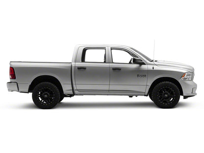 RedRock In-Channel Window Deflectors (09-18 RAM 1500 Crew Cab)