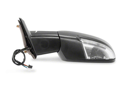 RedRock Powered Heated Mirror; Driver Side; Black (13-18 RAM 1500)