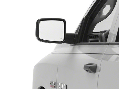 RedRock Powered Heated Mirror; Driver Side; Black (13-18 RAM 1500)