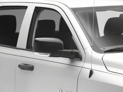 RedRock Powered Heated Manual Folding Mirror; Passenger Side; Black (13-18 RAM 1500)
