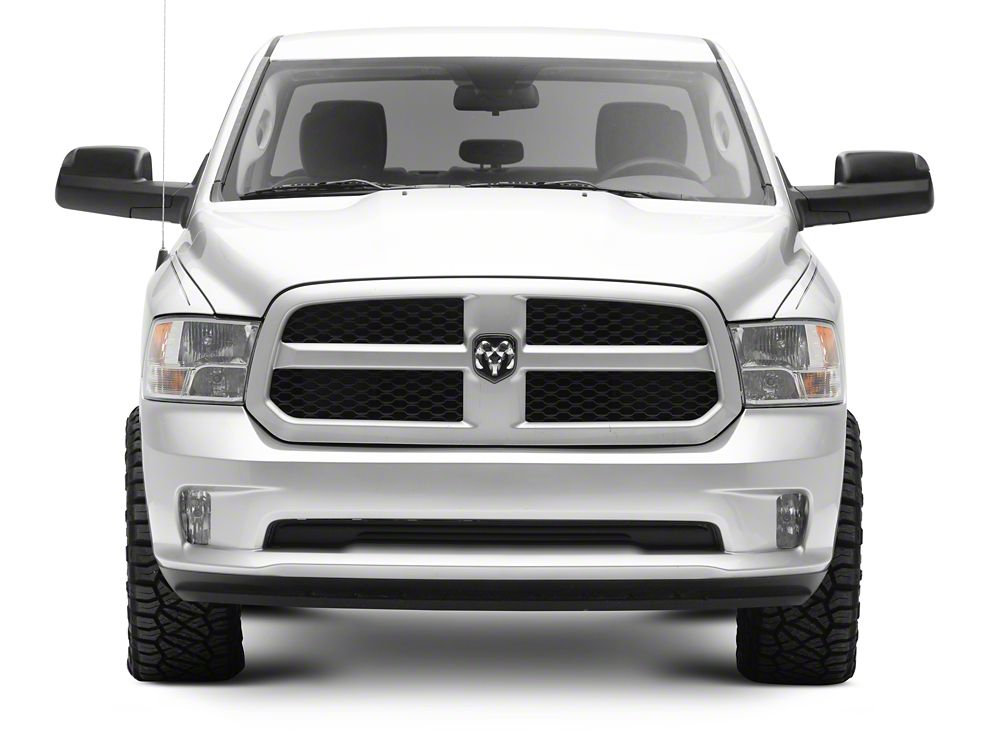RedRock Powered Heated Towing Mirrors with Smoked Turn Signals; Black (09-18 RAM 1500)
