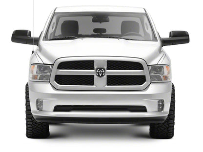 RedRock Powered Heated Towing Mirrors with Smoked Turn Signals; Black (09-18 RAM 1500)