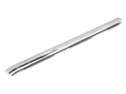 RedRock 5-Inch Oval Bent End Wheel to Wheel Side Step Bars; Stainless Steel (19-25 RAM 1500 Quad Cab)