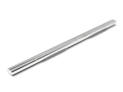 RedRock 5-Inch Ival Straight End Side Step Bars; Stainless Steel (19-25 RAM 1500 Crew Cab)
