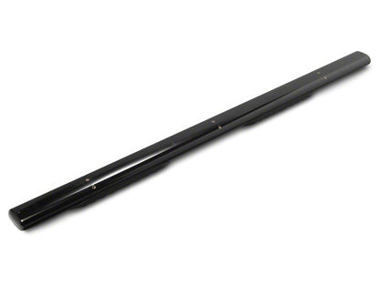 RedRock 5-Inch Oval Straight End Side Step Bars; Black (19-25 RAM 1500 Crew Cab)
