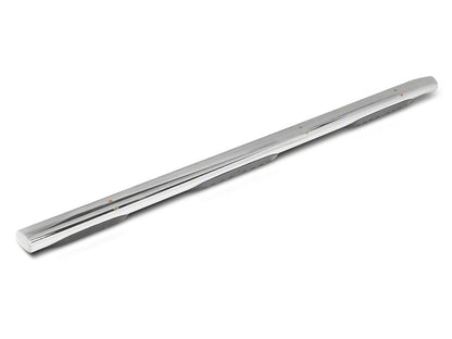 RedRock 5-Inch Oval Bent End Wheel to Wheel Side Step Bars; Stainless Steel (19-25 RAM 1500 Crew Cab w/ 5.7-Foot Box)