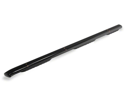 RedRock 5-Inch Oval Bent End Wheel to Wheel Side Step Bars; Black (19-25 RAM 1500 Crew Cab w/ 5.7-Foot Box)