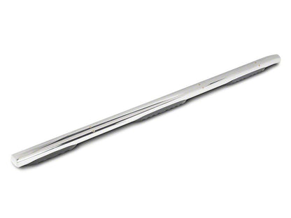 RedRock 5-Inch Oval Bent End Wheel to Wheel Side Step Bars; Stainless Steel (19-25 RAM 1500 Crew Cab w/ 6.4-Foot Box)