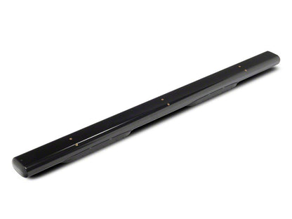 RedRock 6-Inch Oval Bent End Side Step Bars; Black (19-25 RAM 1500 Crew Cab)
