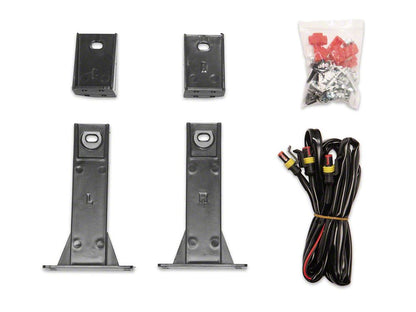 RedRock Armor Upper Replacement Grille with LED Off Road Lights and DRL (13-18 RAM 1500, Excluding Rebel)