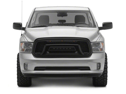 RedRock Armor Upper Replacement Grille with LED Off Road Lights and DRL (13-18 RAM 1500, Excluding Rebel)