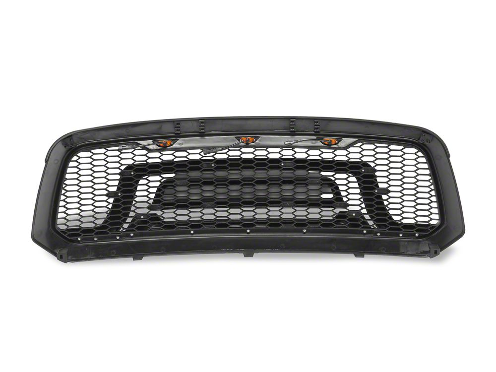 RedRock Rebel Style Upper Replacement Grille with LED DRL (13-18 RAM 1500, Excluding Rebel)