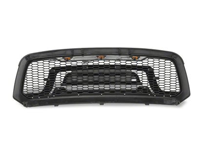 RedRock Rebel Style Upper Replacement Grille with LED DRL (13-18 RAM 1500, Excluding Rebel)