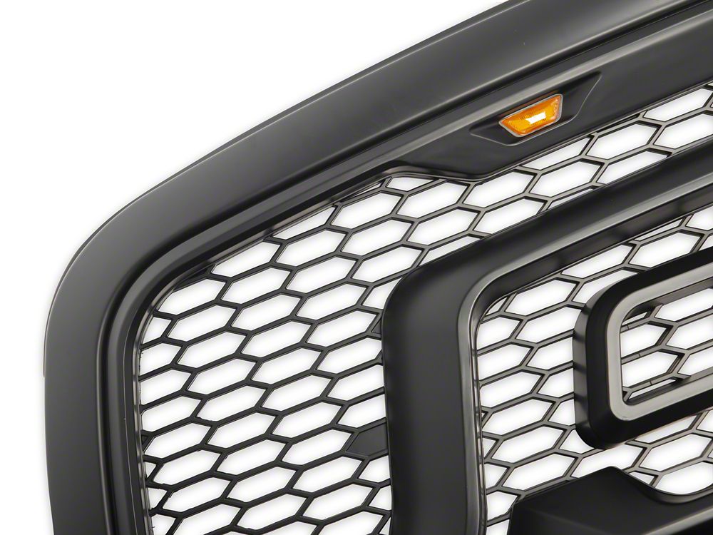 RedRock Rebel Style Upper Replacement Grille with LED DRL (13-18 RAM 1500, Excluding Rebel)