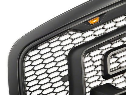 RedRock Rebel Style Upper Replacement Grille with LED DRL (13-18 RAM 1500, Excluding Rebel)