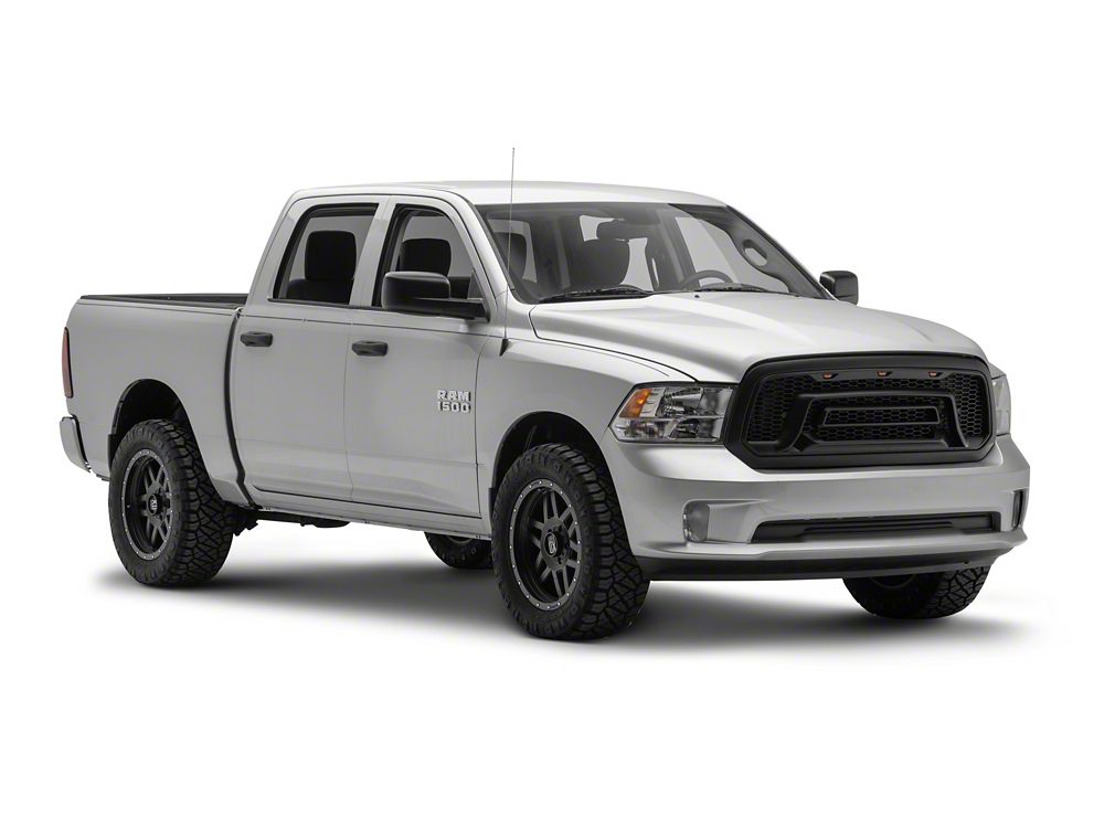 RedRock Rebel Style Upper Replacement Grille with LED DRL (13-18 RAM 1500, Excluding Rebel)