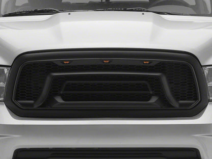 RedRock Rebel Style Upper Replacement Grille with LED DRL (13-18 RAM 1500, Excluding Rebel)