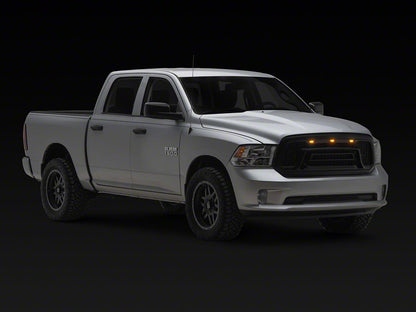 RedRock Rebel Style Upper Replacement Grille with LED DRL (13-18 RAM 1500, Excluding Rebel)