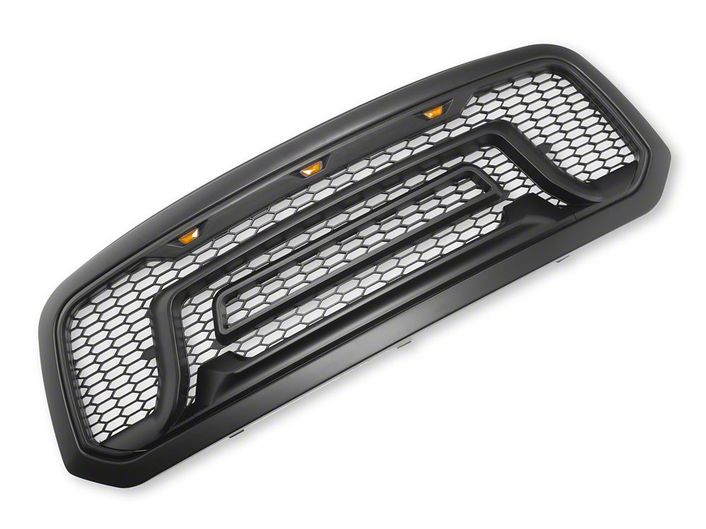 RedRock Rebel Style Upper Replacement Grille with LED DRL (13-18 RAM 1500, Excluding Rebel)