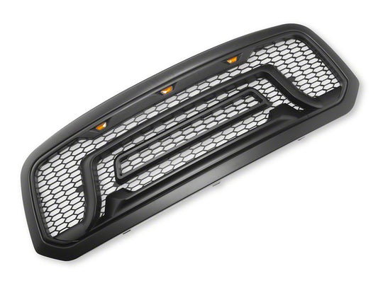 RedRock Rebel Style Upper Replacement Grille with LED DRL (13-18 RAM 1500, Excluding Rebel)