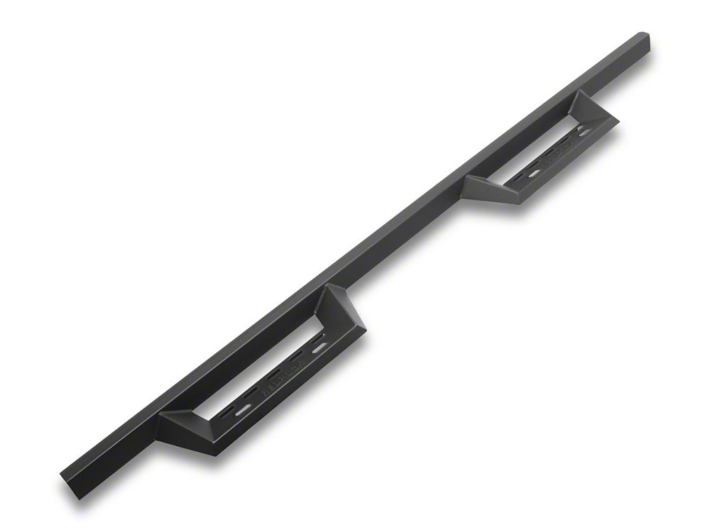 RedRock 4-Inch Drop TC1 Running Boards; Textured Black (19-25 RAM 1500 Crew Cab)