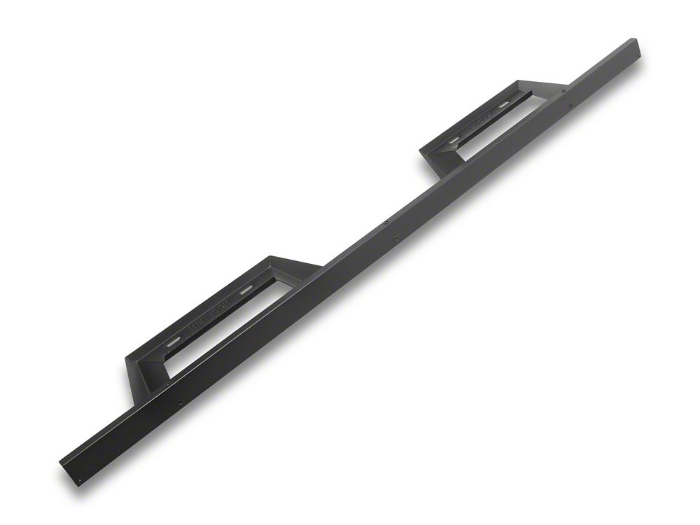 RedRock 4-Inch Drop TC1 Running Boards; Textured Black (19-25 RAM 1500 Crew Cab)
